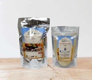 Organic Ground Unripe Dry Mango Powder / Mangifera Indica / Amchoor Masala - Picture 1 of 8