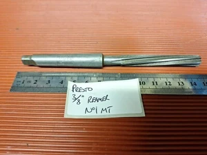 3/8" Reamer made by Presto - No1 MT - Picture 1 of 2