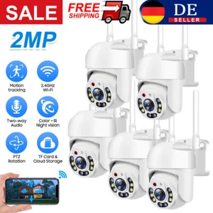 Ycc365plus 1080P FHD Draussen WIFI IP Überwachungskamera Funk Wlan CCTV PTZ Cam - Bild 1 von 24