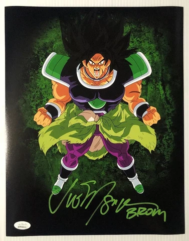 Vic Mignogna Signed Autographed 11x14 Photo Dragon Ball Z Super Broly JSA COA 13 Cover