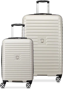 DELSEY Paris Cruise 3.0 Hardside Expandable 2-Piece Set (21/28), Glossy Ivory - Picture 1 of 12