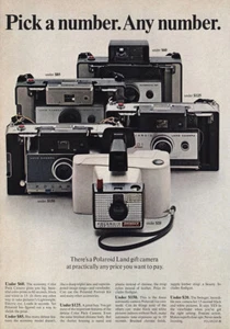 1966 Polaroid: Pick a Number Any Number Vintage Print Ad - Bild 1 von 1