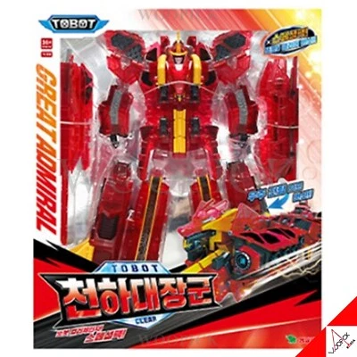 TOBOT V 2024 COMMANDER UNIVERSE Great Admiral Transformer Robot Clear Version - Image 1 of 4