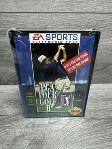 1st Print With Hype Sticker! Tour Golf II 2 Sega Genesis, 1992 (RIPS TEARS) CIB - Picture 1 of 14