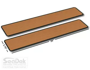 SeaDek Boat EVA Step Pads - Non Skid 2-Pc Stick On - Mocha-Black - Blank - Foto 1 di 5