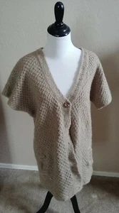 Womens Sweater ZARA Size Medium Fall Mohair Wool Womens Made in Spain Button Up - Picture 1 of 6