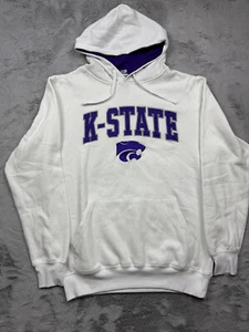 Kansas State Wildcats Sweater Mens Medium Thick Fleece Embroidered NCAA - Picture 1 of 10