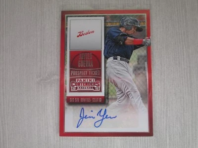 2015 Panini Contenders Prospect Ticket Autograph #24 Javier Guerra - Image 1 of 2