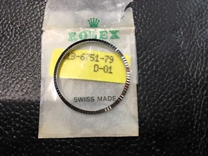 Original Rolex Oyster Perpetual 6751-79 White Gold Bezel - Ghiera Originale - Picture 1 of 2