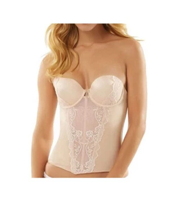 Nuevo Jezebel Caress Too Gel Pad Bustier Corsé Demi Push Up Variedad Color y Tamaños Foto 1 de 2