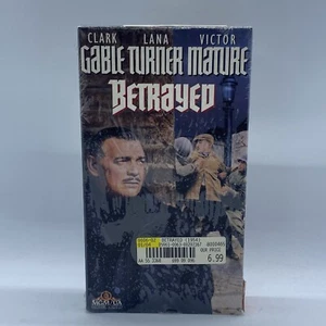 Betrayed VHS New 1954 Clark Gable Lana Turner Spy Thriller Classic HIFI VB7 - Picture 1 of 6