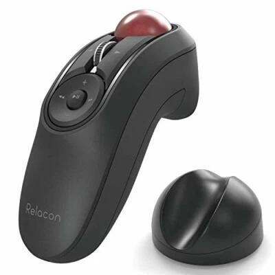 Elecom Trackball Mouse Handy Type Relacon With Media Control Button NEW - Image 1 of 3