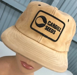 Gorra de béisbol Cargill Seeds espuma completa marrón pesado hecha en EE. UU. Newport a presión sombrero de béisbol - Imagen 1 de 8