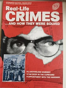Real life Crimes magazine... And How They Were Solved. Vol 1 Issue #93 Free P&P - Imagen 1 de 3