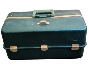 Caja de aparejos Umco 1000U de colección equipo de pesca verde grande 7 bandejas hecha en EE. UU. - Imagen 1 de 12
