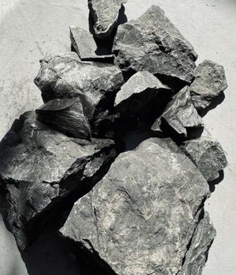 GGL PREMIUM Mountain BLACK Basalt ROCKS | High Quality Black Mini Rocks | Terrarium