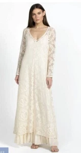 Johnny Was Tayla Maxi Dress Boho Chic ~ Ecru ~ Sz XL ~ L35123-1 ~ Cotton Blend - Picture 1 of 5