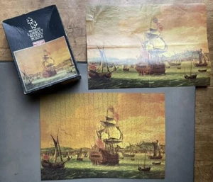 Vintage Victory "Man-O-War" Schiff 500 Teile Holzpuzzle, Waddingtons, 1989 - Bild 1 von 21