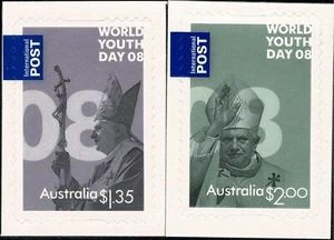 2008 World Youth Day - $1.35 & $2.00 International Booklet Stamps. - Picture 1 of 1