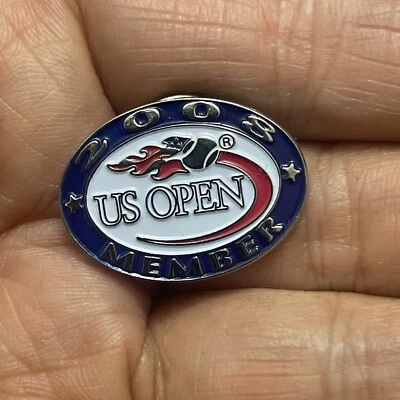 2008 US Open Tennis Member Commemorative Lapel Pin w/Flaming Ball Logo - Image 1 of 4