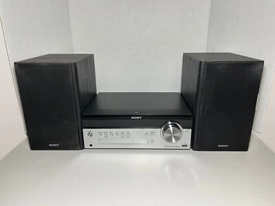 Sony CMT-SBT100 USB AUX AM/FM Tuner CD Micro Home Audio System *TESTED NO REMOTE - Image 1 of 4