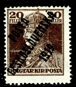 Czechoslovakia 1919 Semipostal Scott #B92 Mint M609 - Picture 1 of 6