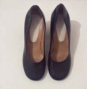 Maison Martin Margiela Round Toe Heels Black 36 1/2 - Picture 1 of 8