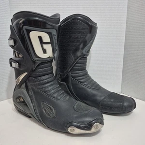 Botas de Carrera Gaerne Italia GR-S GRS GR.S Moto Talla 13 Negras Entrada Trasera 48 - Imagen 1 de 24