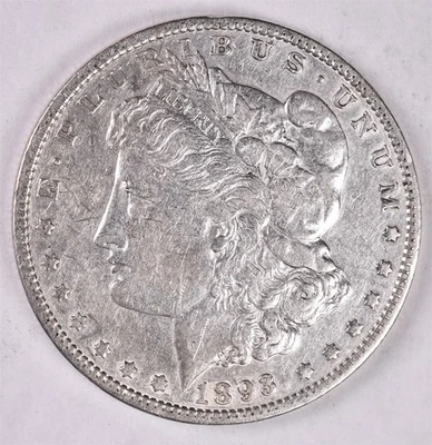 Dólar de plata Morgan 1893  Foto 1 de 2