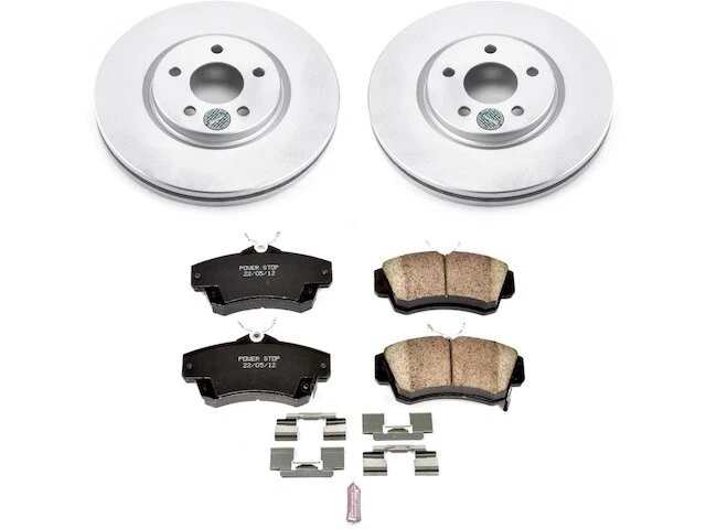 Kit de pastillas de freno delanteras y rotor Power Stop 29SQNK56 para Dodge Neon 2003 2004 2005 Foto 1 de 1