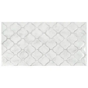 Smart Tiles 2pk XL Glossy Peel & Stick 3D Tile Paper Backsplash - Picture 1 of 4