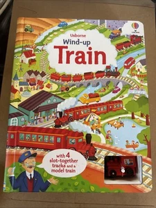 Usborne Wind-Up Train. With 4 Slot-together Tracks And A Model Train. - Picture 1 of 4