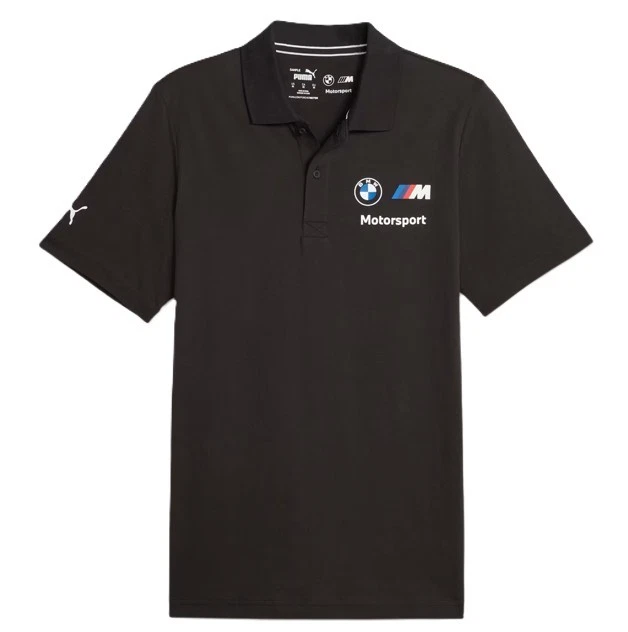 Polo BMW  in cotone ORIGINALE nera Donna Uomo ufficiale puma motorsport - Immagine 1 di 1