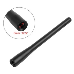 Car 4.7in Car Short Antenna Aluminum Alloy AM/FM Mast Fits For Silverado - Picture 1 of 17