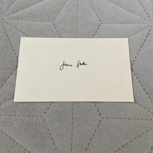 SIGNED Jonas Salk 3 X 5 Card- Virologist Polio Vaccine From The 70s - Picture 1 of 3