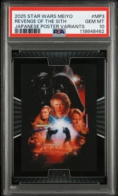 2025 Topps Star Wars Meiyo Star Wars: Revenge of the Sith Japanese Poster PSA 10 - Image 1 of 3