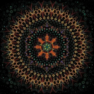 UV Backdrop Psychedelisch Kunst Schwarzlicht Wandbehang Psy Goa Deko Neon Banner - Picture 1 of 2