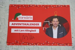ORIGINAL Autogramm von Lars Klingbeil. pers. gesammelt. 100% ECHT. GROSS. SPD - Bild 1 von 1