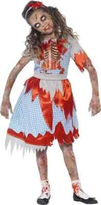 Halloween Girl's Zombie Country Girl Costume - Picture 1 of 1