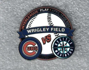 Chicago Cubs Vs Seattle Mariners April 2023 Interleague Series Pin - Picture 1 of 1