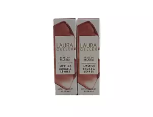 (2) Laura Geller Italian Marble Lipstick 0.12 oz Honey bun New in box! - Picture 1 of 3