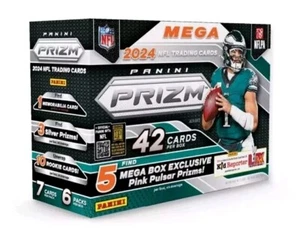 2024 Panini Prizm Football Factory Sealed Mega Box - Picture 1 of 8