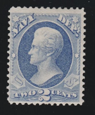 US O36 2c Navy Department Official Mint F-VF OG H SCV $160 - Image 1 of 2