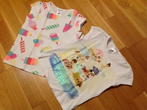 2 Sommer Mädchen Shirt CA 116 - Bild 1 von 4