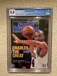 Sports Illustrated 1988 AVAILABLE NOW Charles Barkley CGC 5.5 Newsstand  - Picture 1 of 3