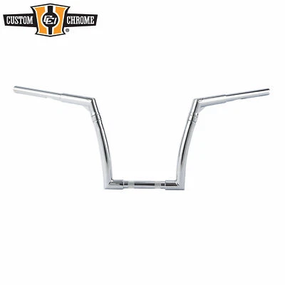 Guidão macaco ajustável cromado 12" ajuste para Harley Sportster Softail Dyna - Imagem 1 de 4