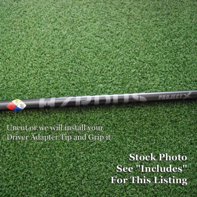 Project X HZRDUS Black Driver Shaft w/Adapter Tip 65/75 Regular Flex NEW