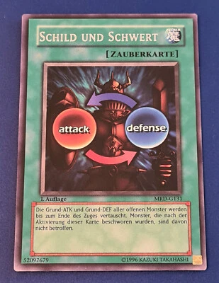 Yu Gi Oh Schild und Schwert # MRD-G131 Rare 1.AUFLAGE Metal Raiders DE N.Mint - Bild 1 von 2