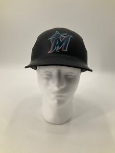 MIAMI MARLINS GAME USED TEAM ISSUED RAWLINGS AUTHENTIC HELMET SIZE: 88 (SMALL)