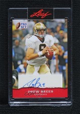 2022 Leaf Pro Set Sports Base Auto Drew Brees #PSA-DB3 Auto